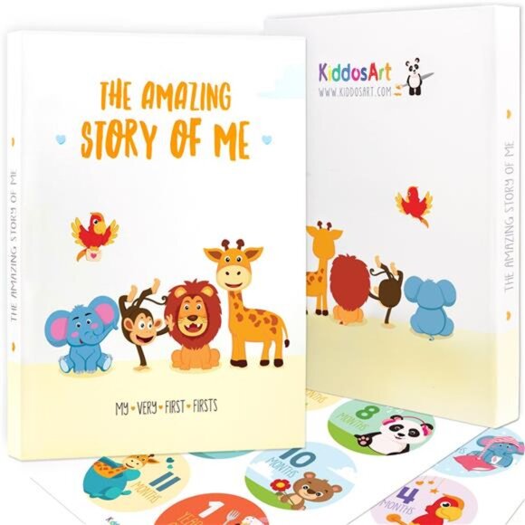 Baby Memory Book. Keepsake Journal, Scrapbook, Photo Album. Record Memories - Picture 1 of 8